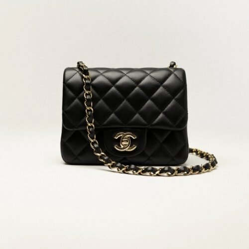 Chanel Lamb Skin Flap Bag