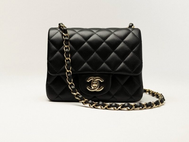 Chanel Lamb Skin Flap Bag