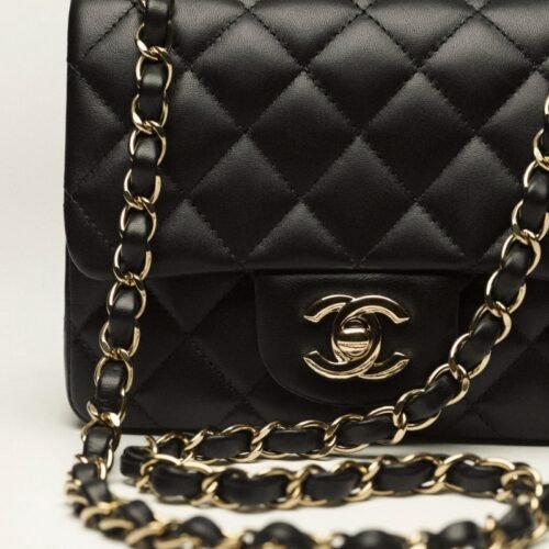Chanel Lamb Skin Flap Bag