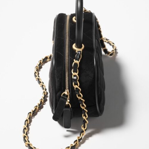 Chanel Quilted Leather Mini Bowling Bag