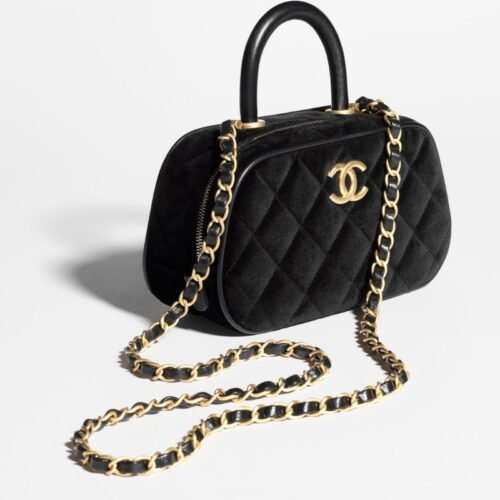 Chanel Quilted Leather Mini Bowling Bag