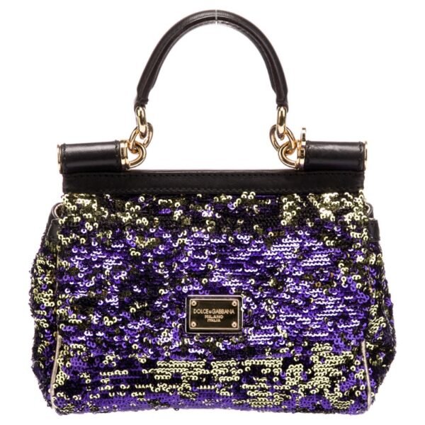 Dolce & Gabbana Sequins Sicily Bag