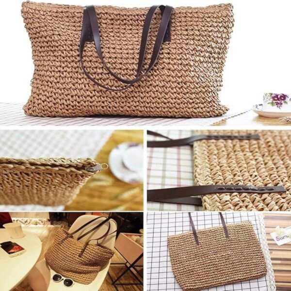 Large Capacity Straw Bag
