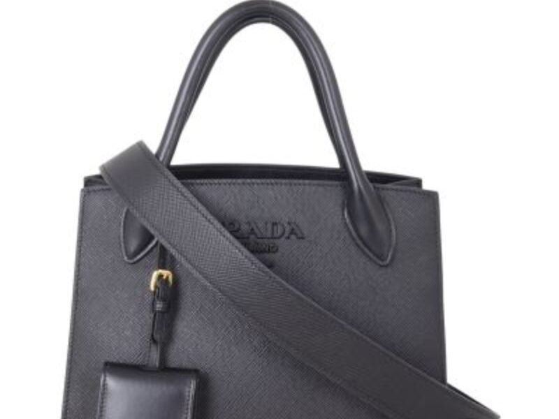 Saffiano Monochrome Leather Bag