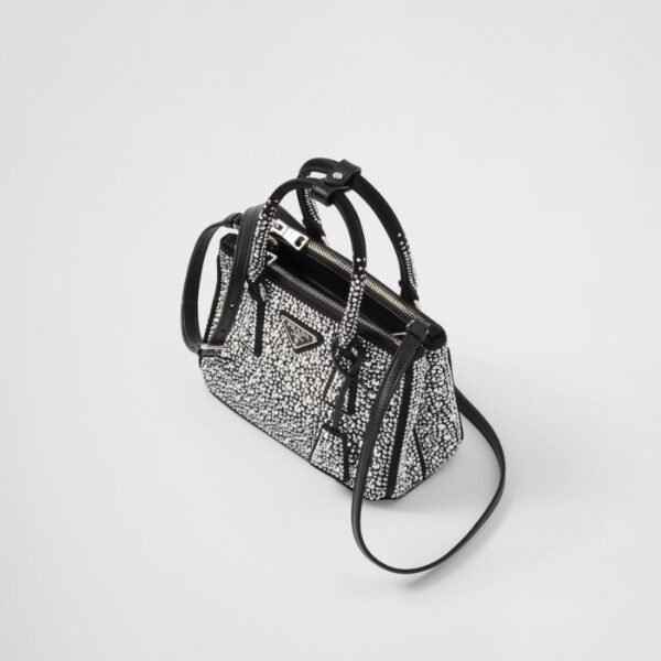 Prada Galleria Satin Mini-bag with crystals