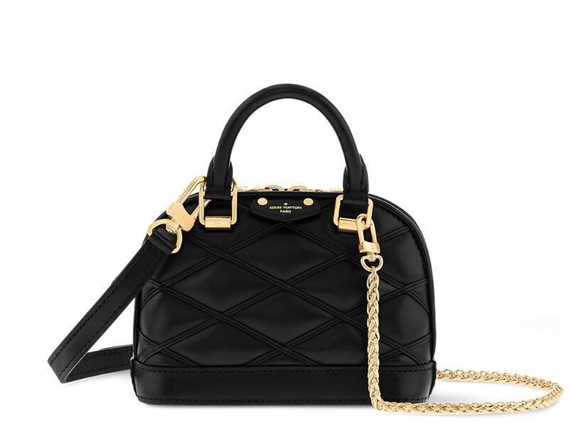 Nano Alma Malletage Leather Bag