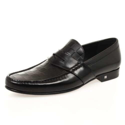 Louis Vuitton Santiago Damier Embossed Loafers