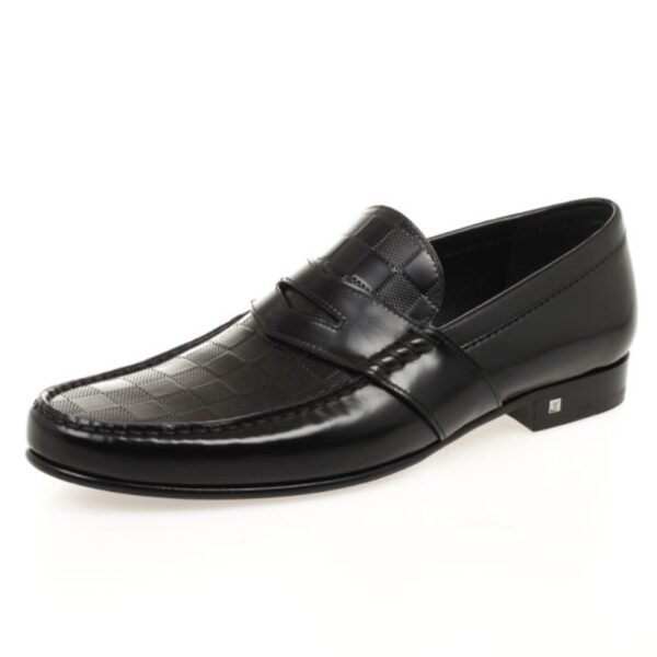 Louis Vuitton Santiago Damier Embossed Loafers