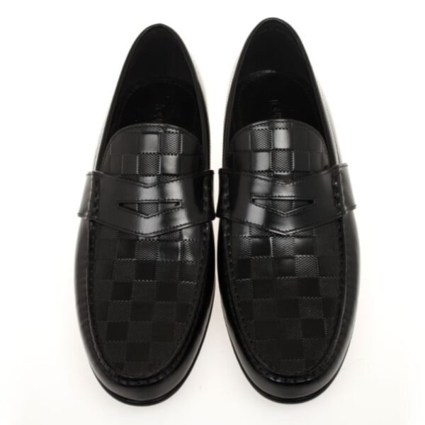 Louis Vuitton Santiago Damier Embossed Loafers