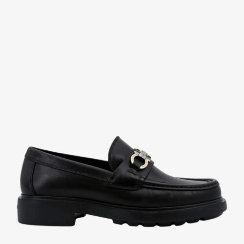 Salvatore Ferragamo Black Leather Loafers Salvatore Ferragamo Black Leather Loafers