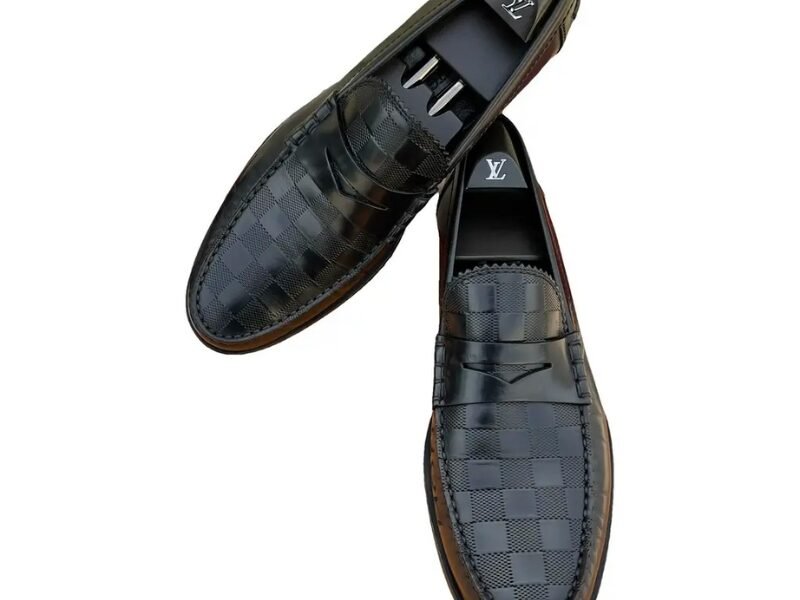 Louis Vuitton Voltaire Leather Flats