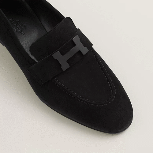 Hermès Suede Loafers